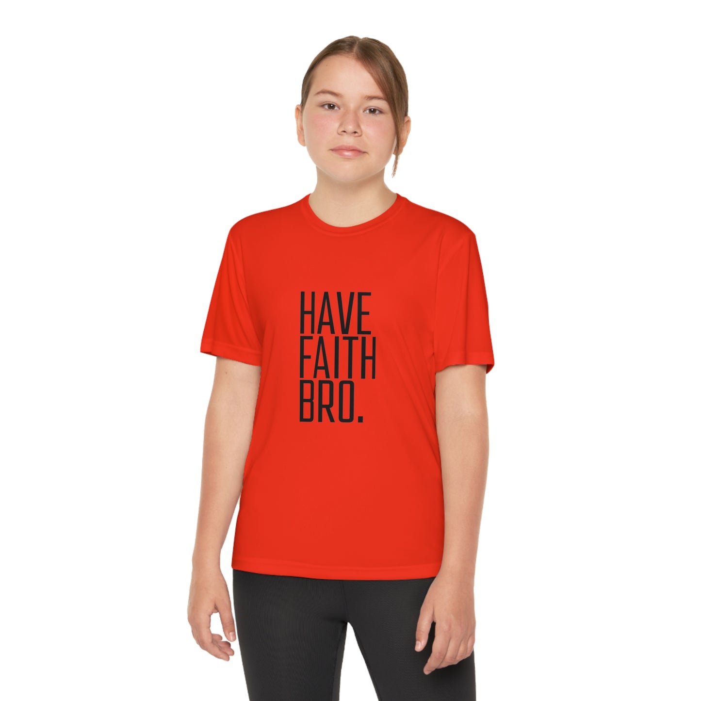 Have Faith Bro. Youth Sports Tee