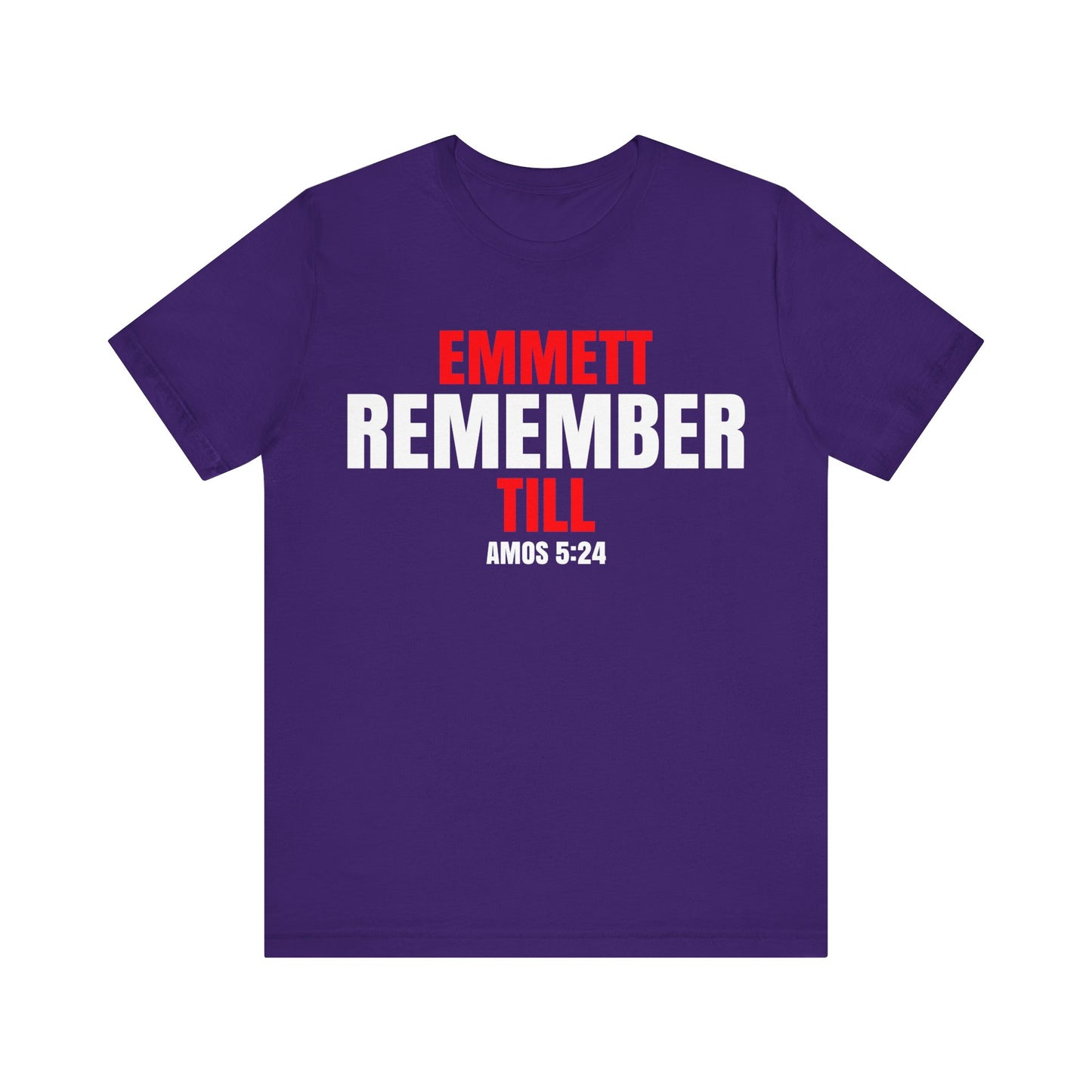 The Remember Series-Emmett Till-Unisex Jersey Short Sleeve Tee