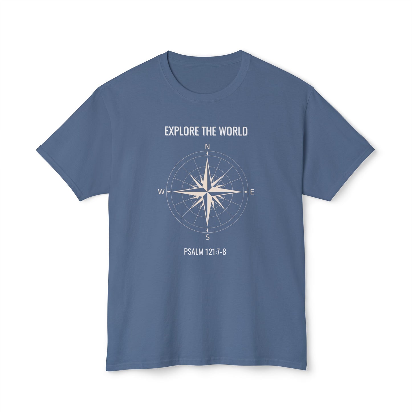 Explore The World Psalm 121:7-8Unisex HD Cotton™ T-shirt