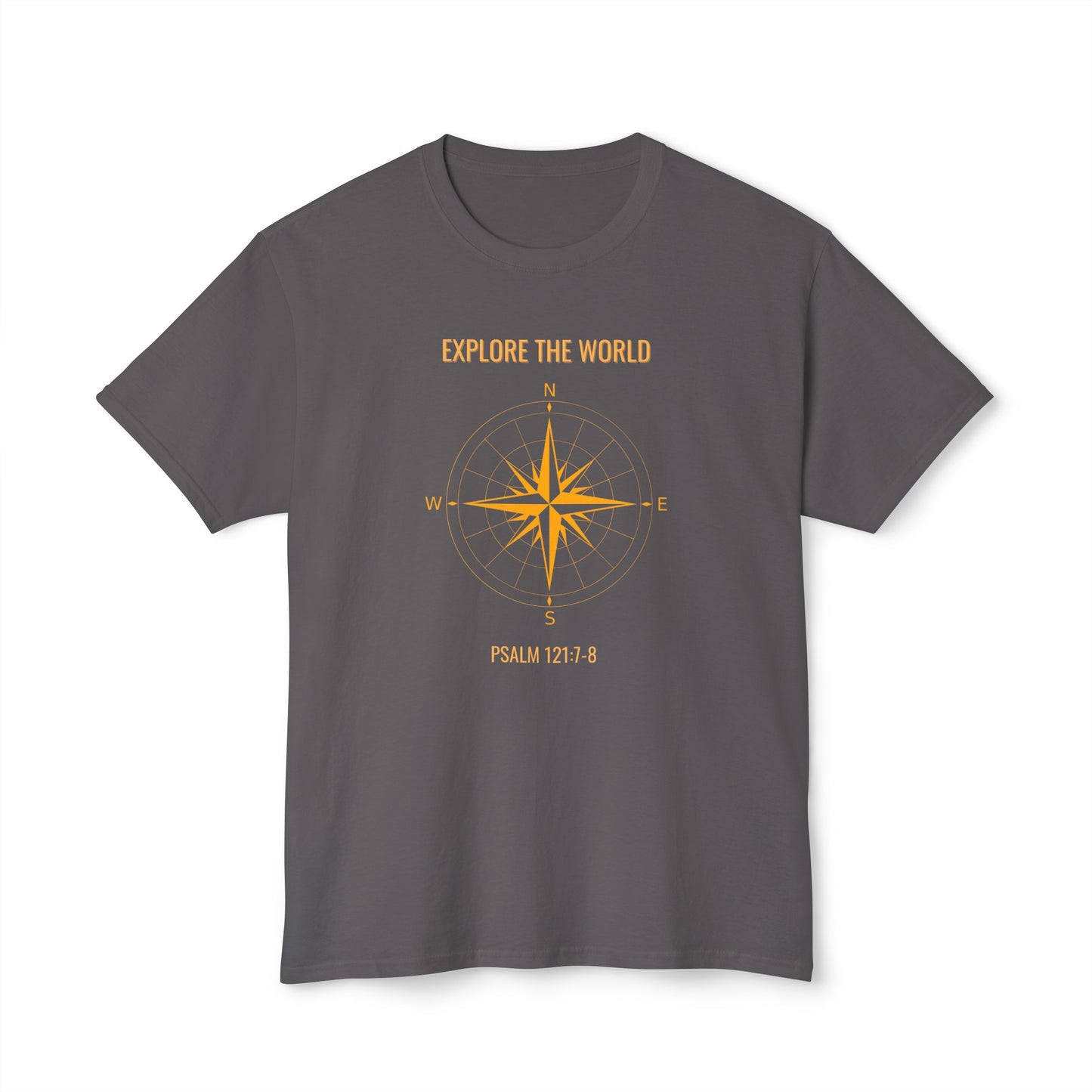 Explore The World Psalm 121:7-8Unisex HD Cotton™ T-shirt