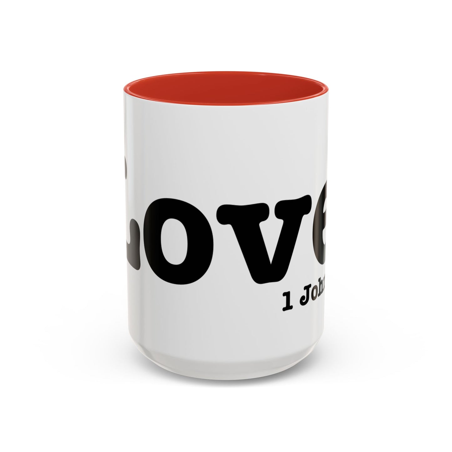 LOVE John 4:19  Accent Coffee Mug (11, 15oz)