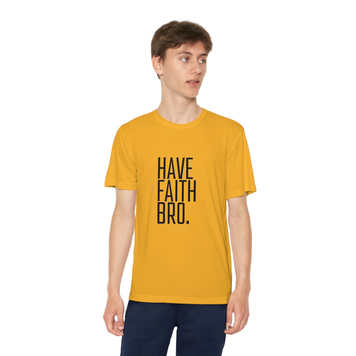 Have Faith Bro. Youth Sports Tee