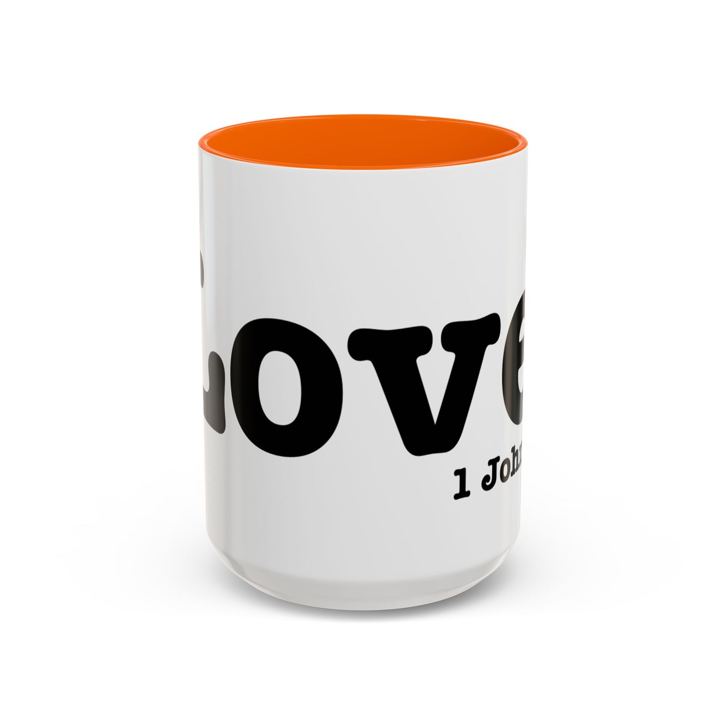 LOVE John 4:19  Accent Coffee Mug (11, 15oz)