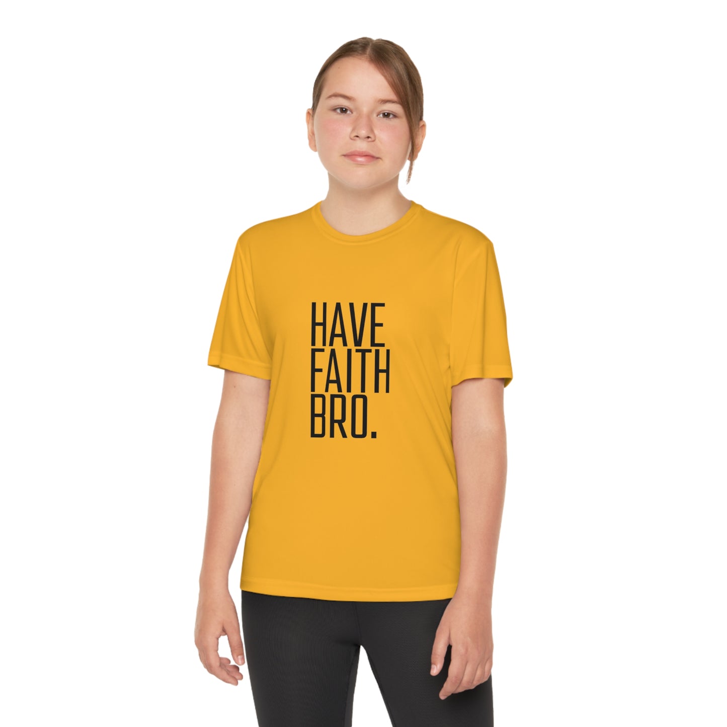 Have Faith Bro. Youth Sports Tee