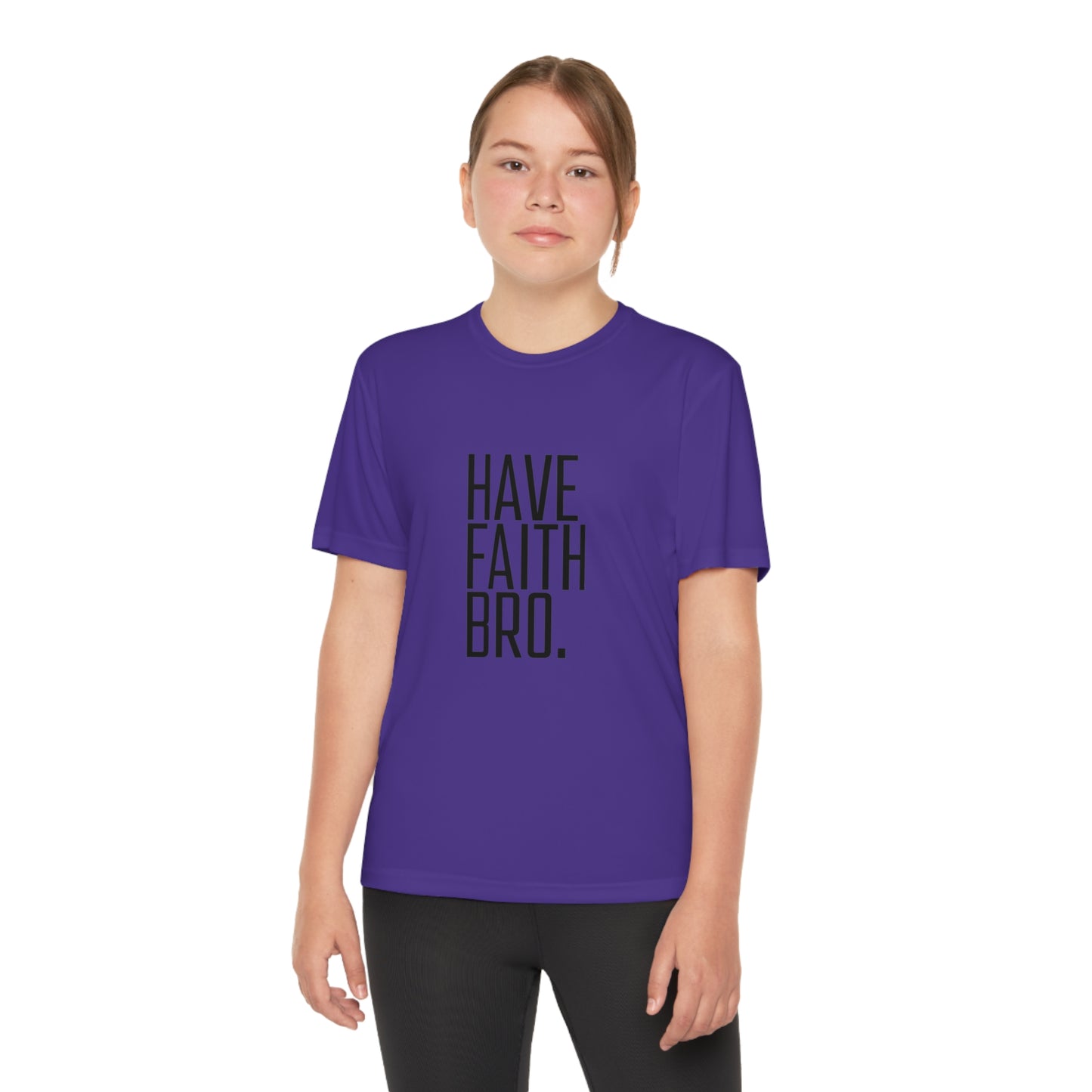 Have Faith Bro. Youth Sports Tee