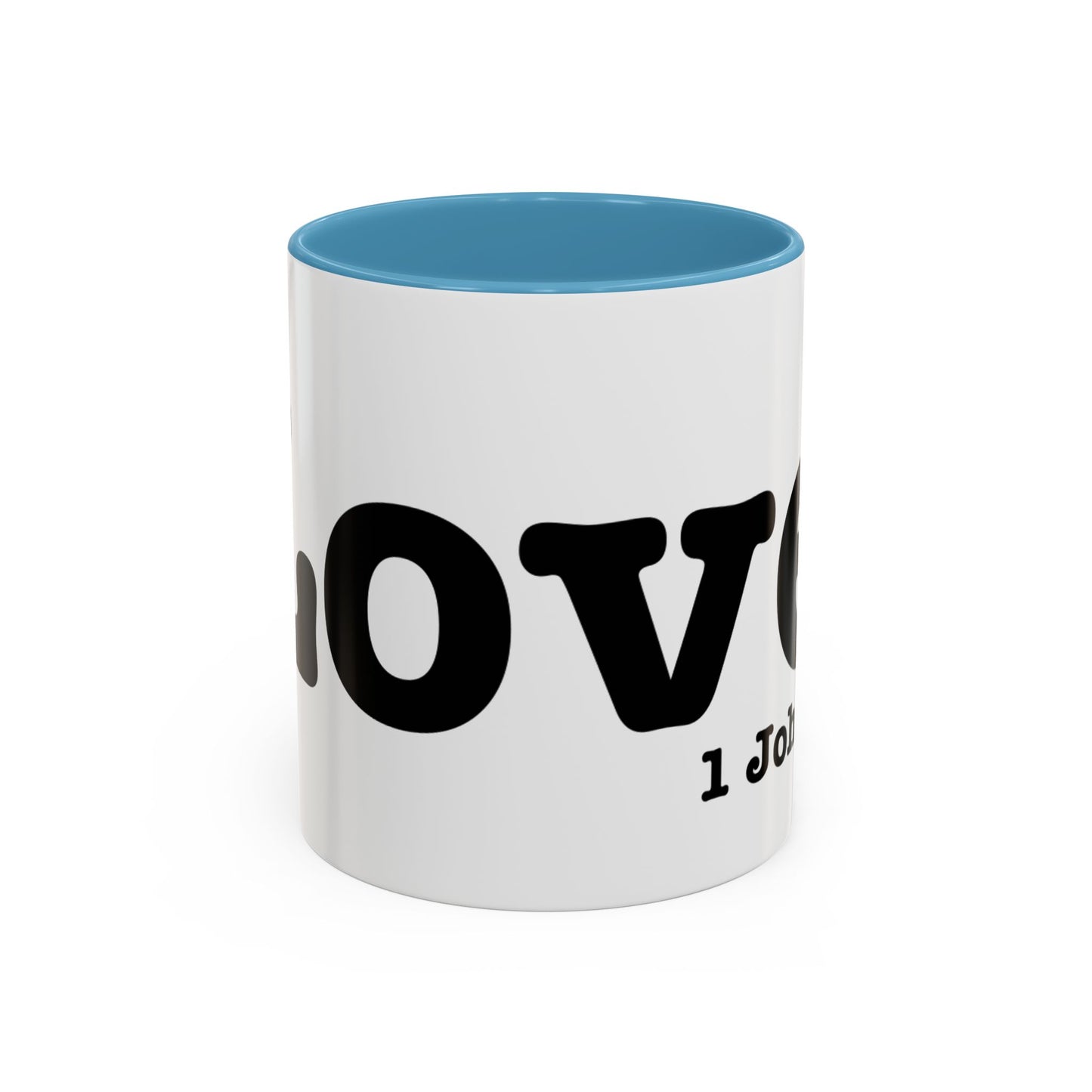 LOVE John 4:19  Accent Coffee Mug (11, 15oz)