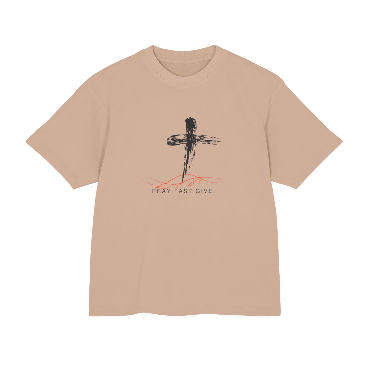 Pray Fast Give Unisex Urban Heavy Tee - Inspirational Christian Shirt