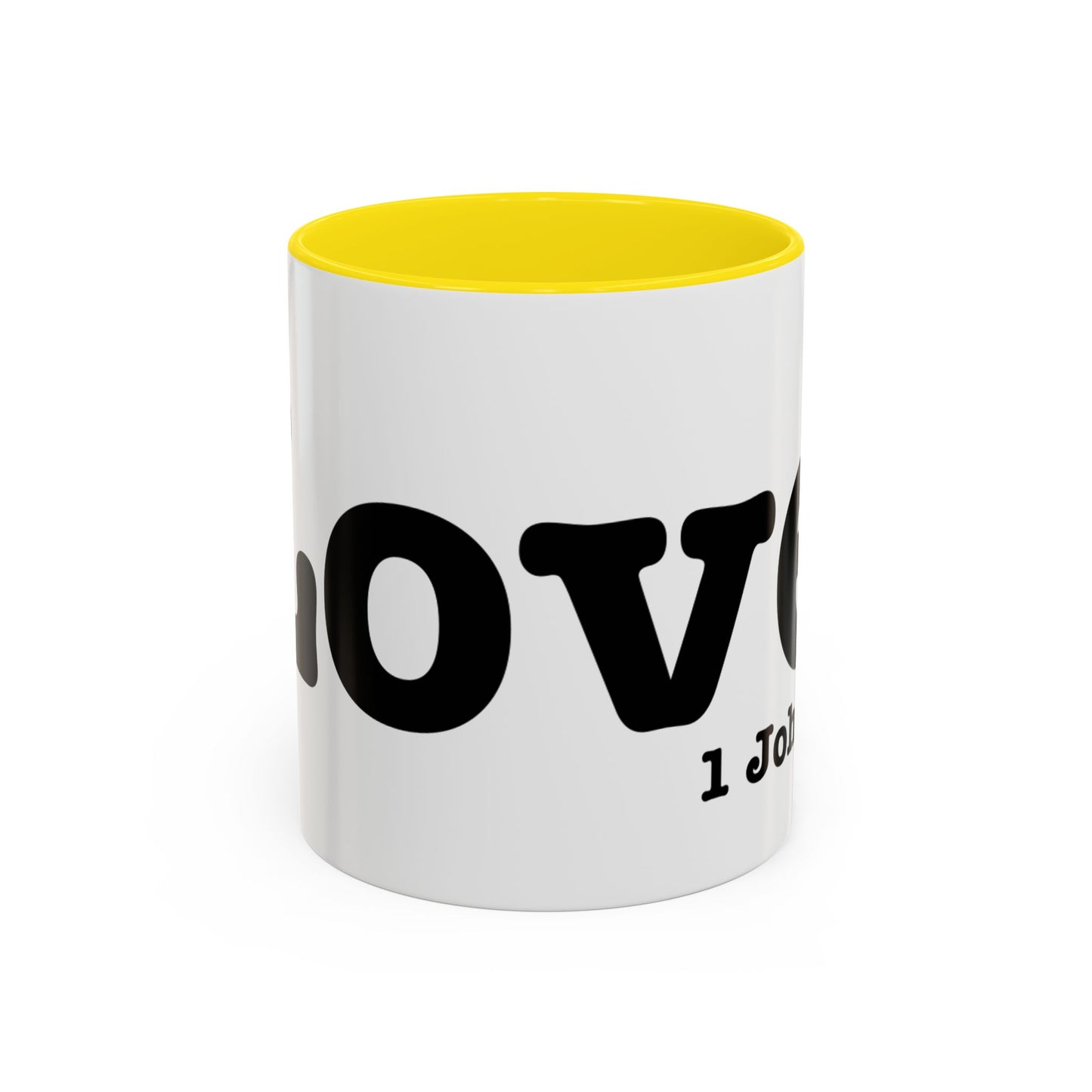 LOVE John 4:19  Accent Coffee Mug (11, 15oz)