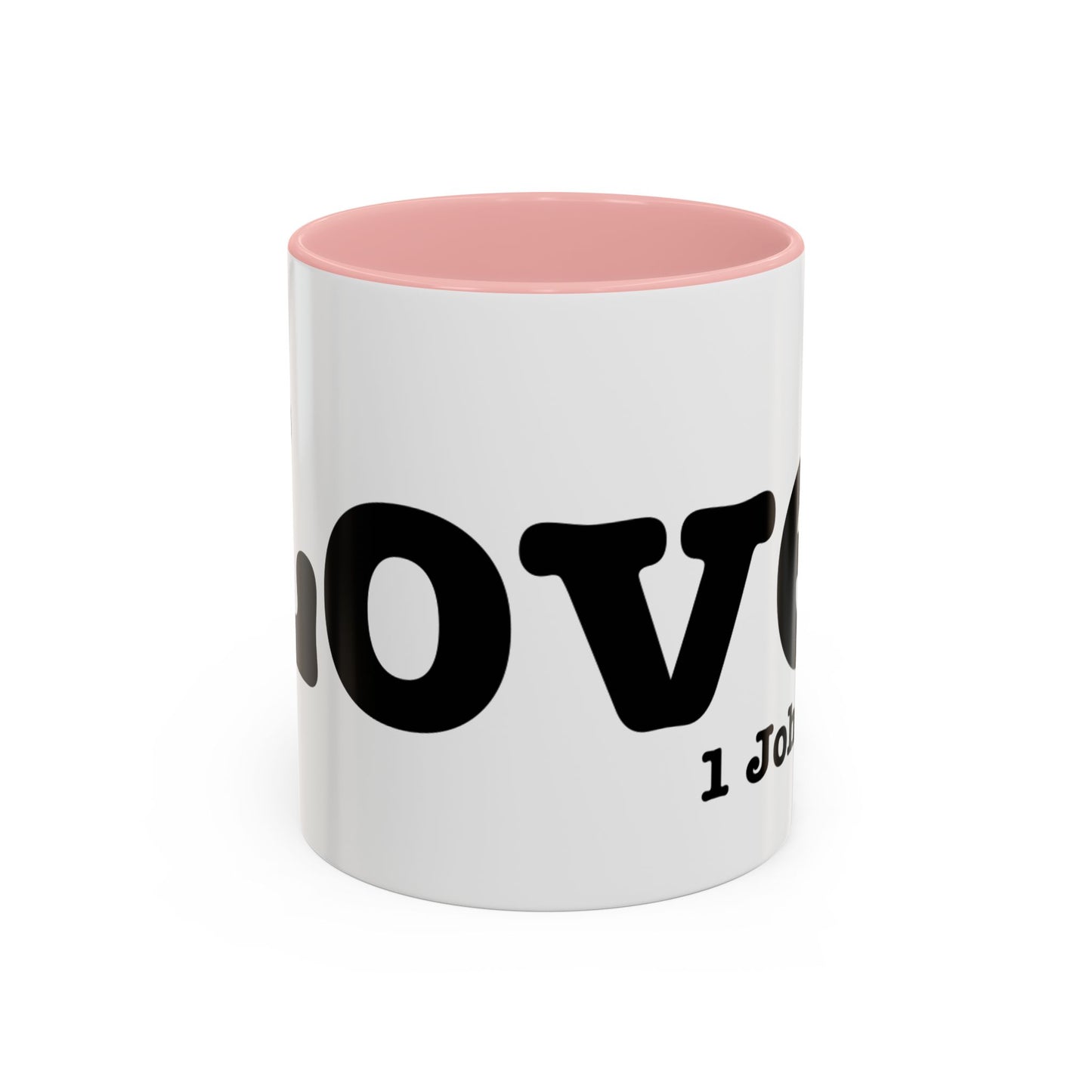 LOVE John 4:19  Accent Coffee Mug (11, 15oz)