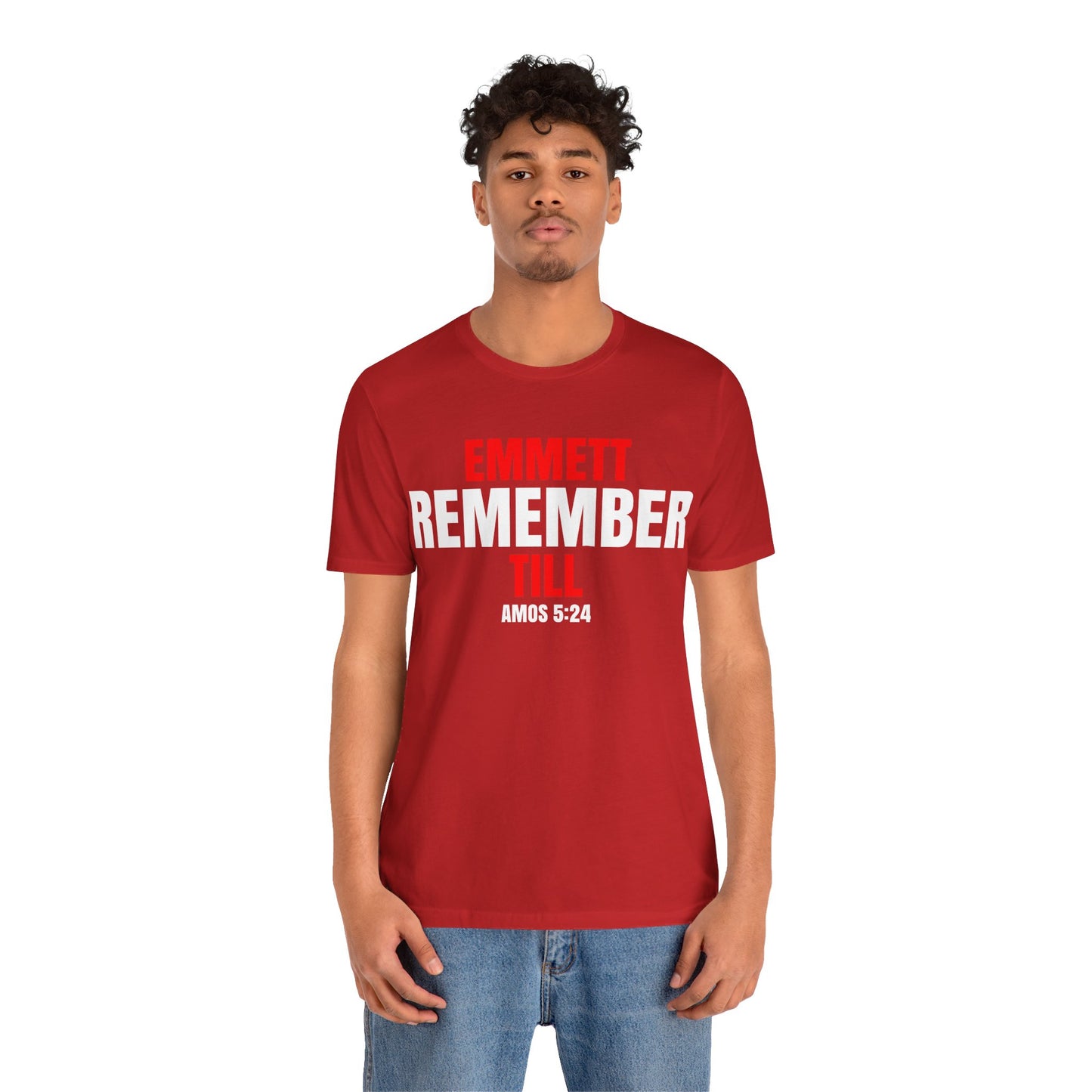 The Remember Series-Emmett Till-Unisex Jersey Short Sleeve Tee