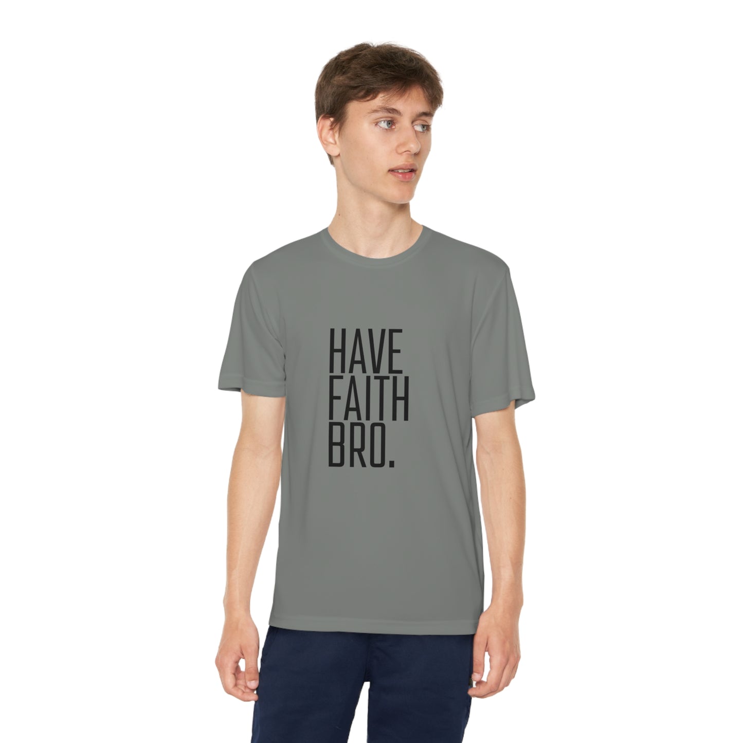 Have Faith Bro. Youth Sports Tee