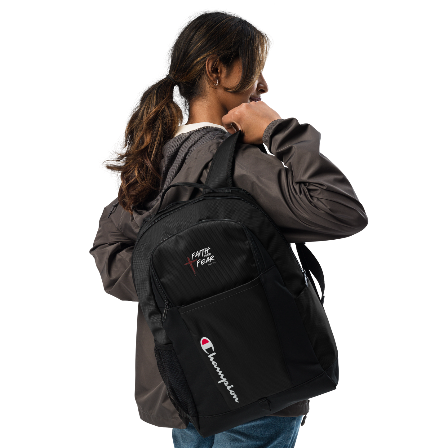 Faith Over Fear Champion backpack