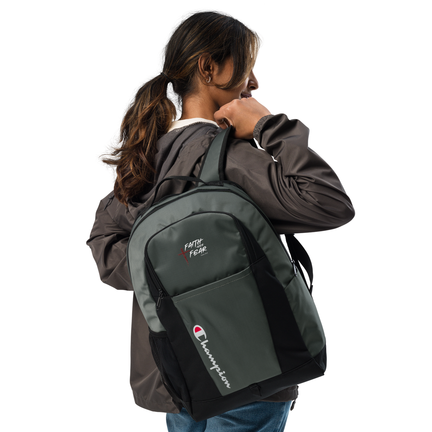 Faith Over Fear Champion backpack