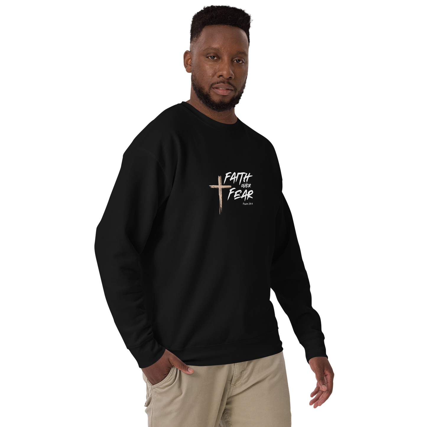 Faith Over Fear Unisex Premium Sweatshirt