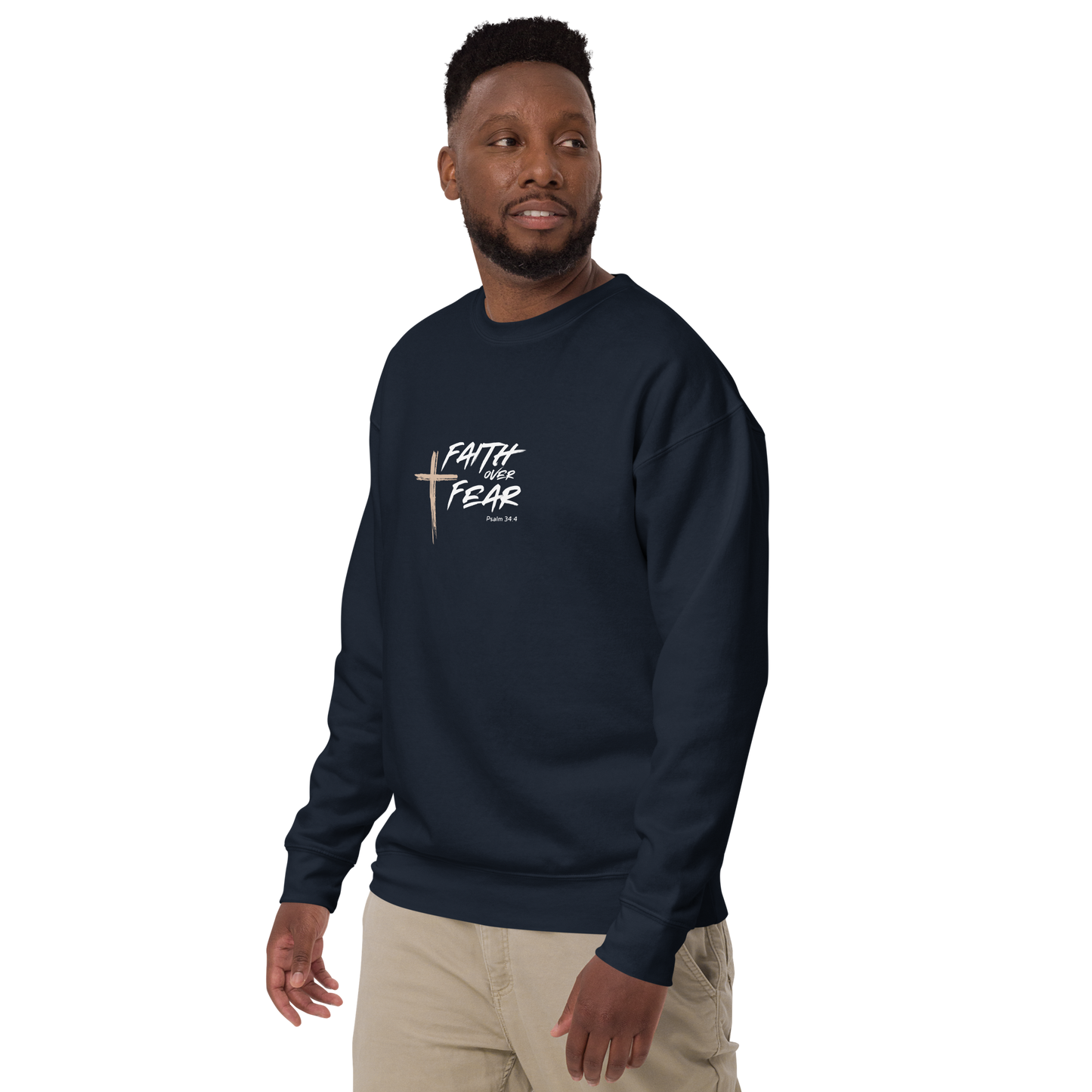 Faith Over Fear Unisex Premium Sweatshirt