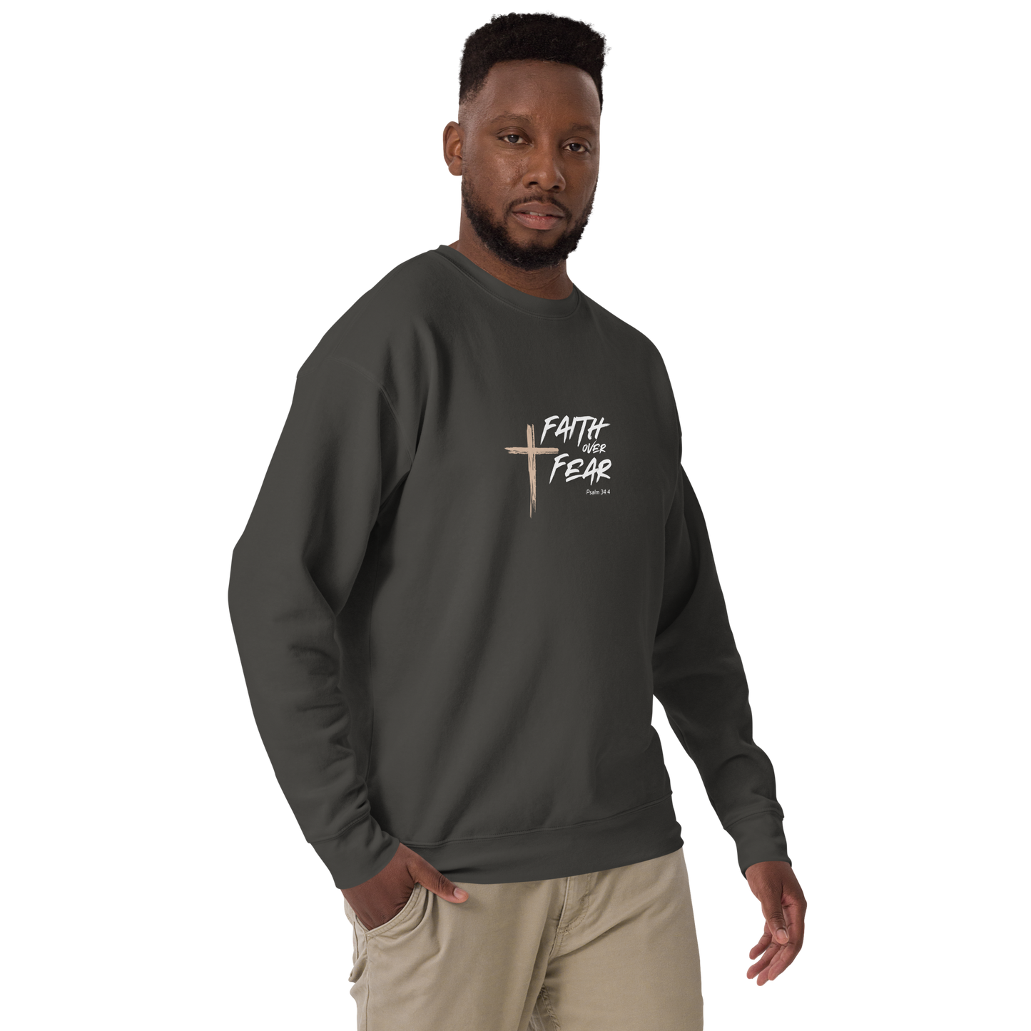 Faith Over Fear Unisex Premium Sweatshirt